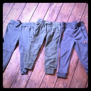 Lot of (3) 2t pants Tucker and Tate Under Armour